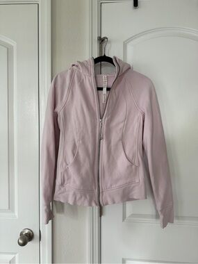 lululemon athletica Pale Pink Hooded Zip-Up Jacket